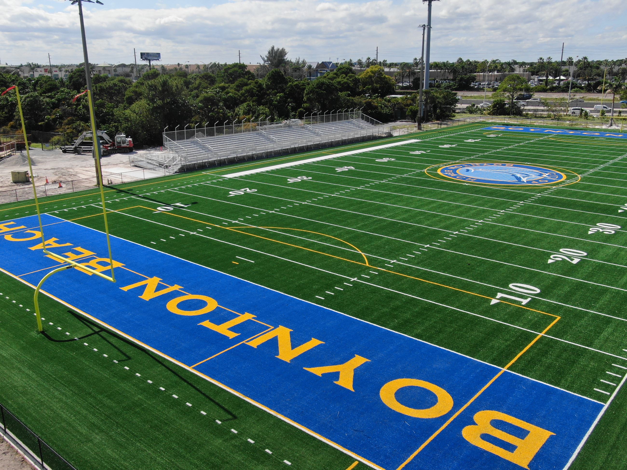 Hester Football Field Aerial Photo