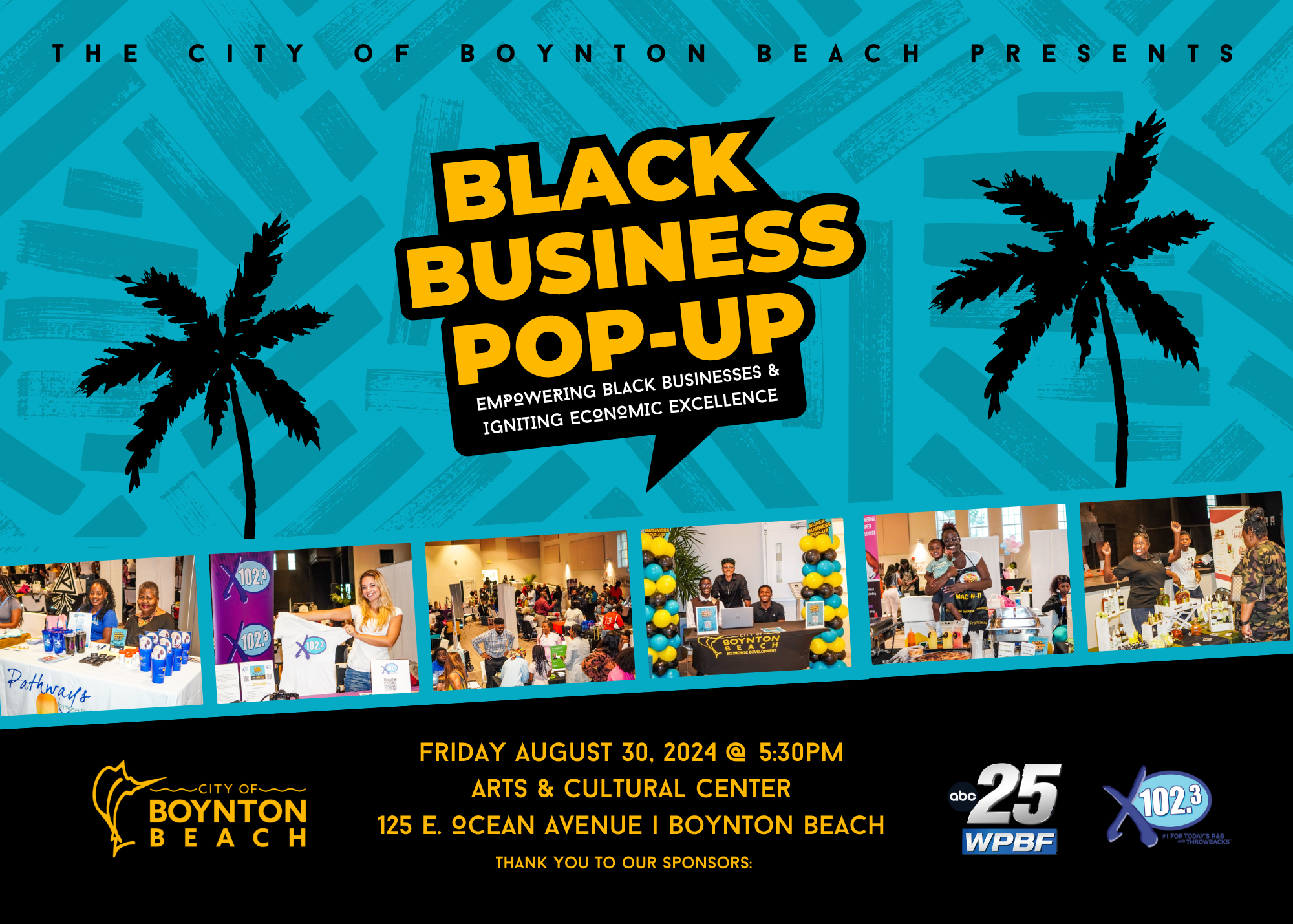 24 Black Business Pop Up Front (7 x 5 in)