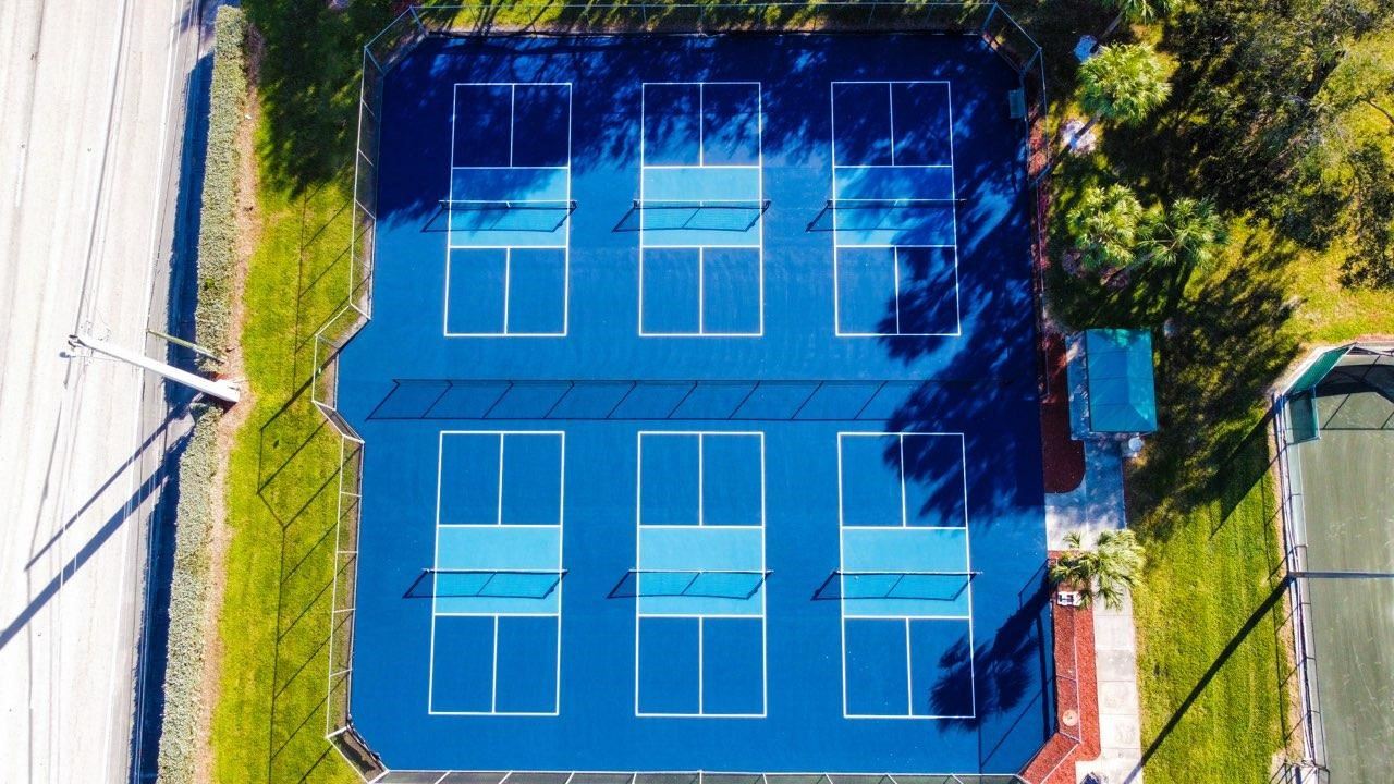  Drone Photo of Pickleball Courts at Boynton Beach Tennis & Pickleball Center