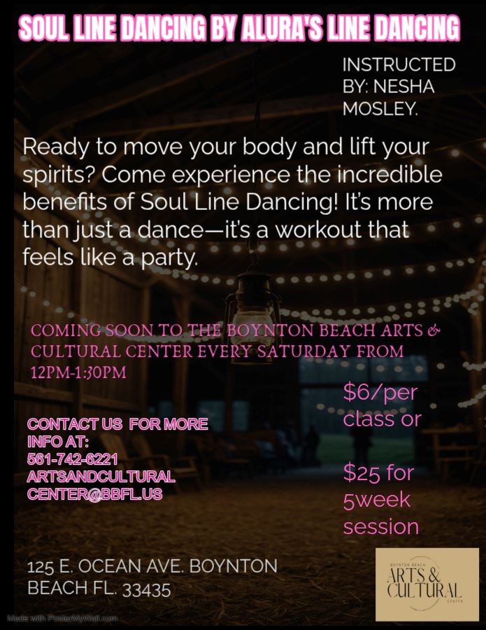 soul line dancing flyer (1) - Made with PosterMyWall