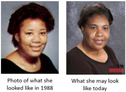 Hattie Junita Burton - 1988 and Proposed Current Appearance