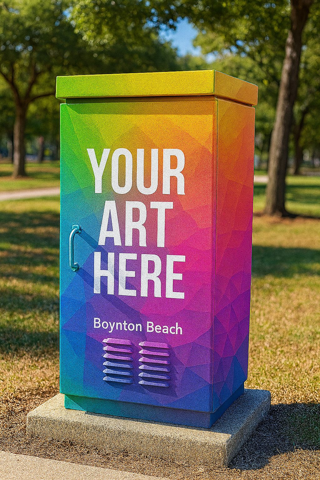 Art Box Post - Your Art Here