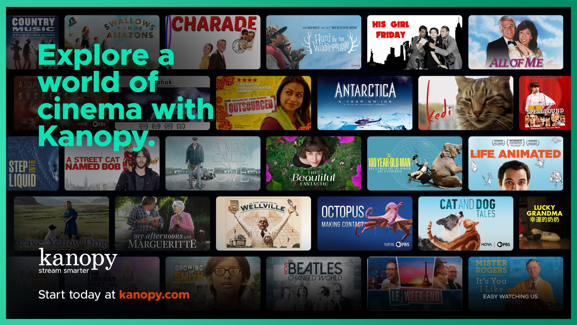 Kanopy PLUS Packs-Easy Watching graphic